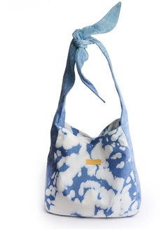 Perky Women's Canvas Print Knotted Hobo Bag - Multicolor  - Image 1