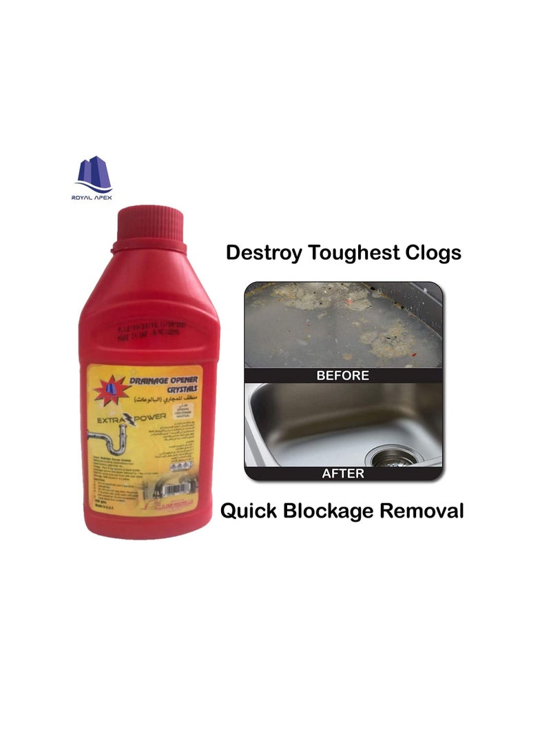 Heavy Duty Drainage Removing & Cleaning Expert for Drainage Pipes Septic Tanks Clogs & Sink 500 Grams - Image 2