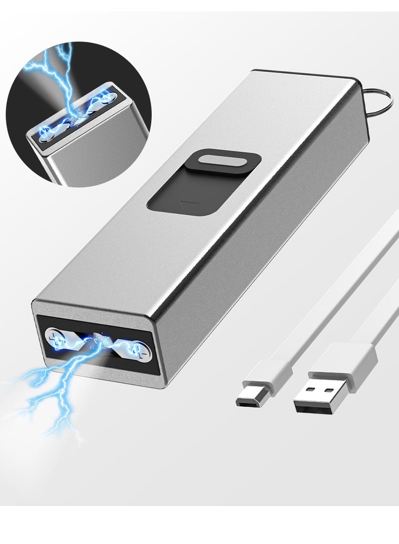 Outdoor LED Keychain flashlight (Silver) - Image 1