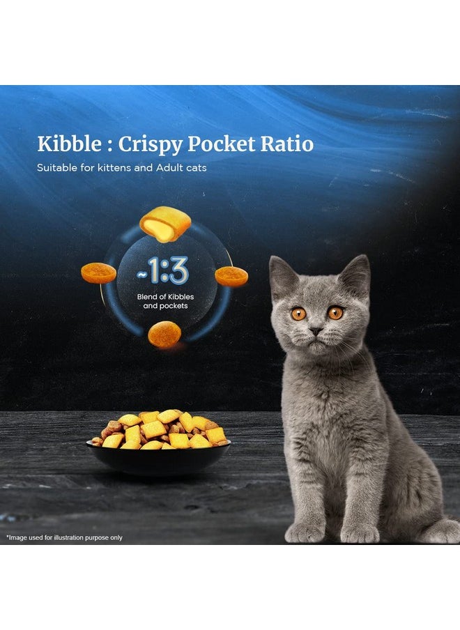 Sheba Kitten And Adult, Irresistible Dry Cat Food, Salmon Flavour, 1.5Kg  - Image 4