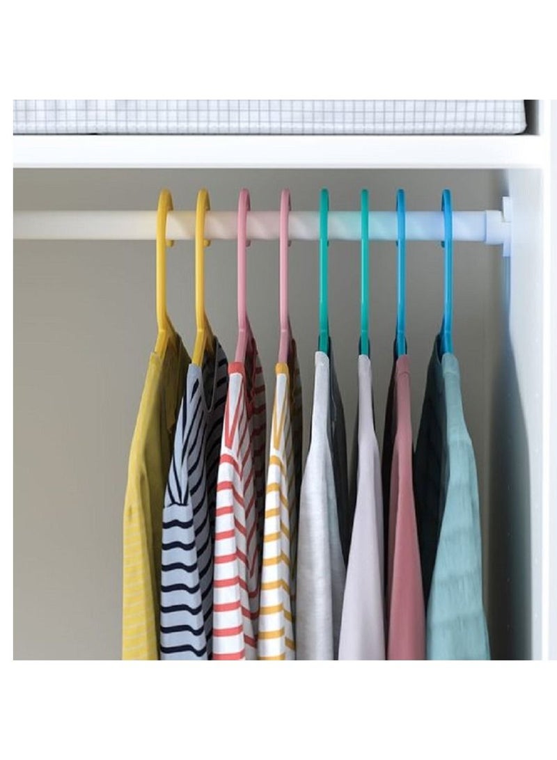 طقم شماعة ملابس بلاستيك 6 قطع Plastic Clothes Hanger Set Of 6 Pcs - Image 3