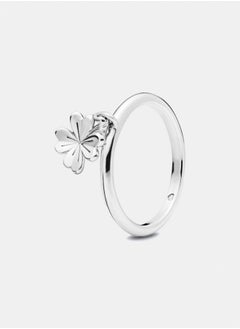 PANDORA Dangling clover silver ring 3498 