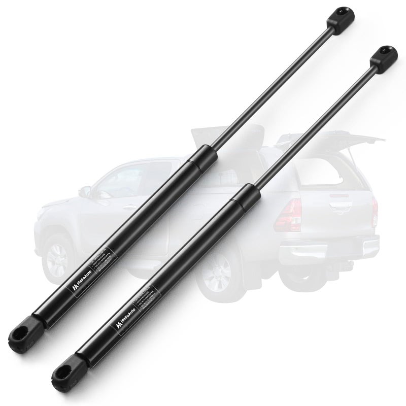 HelloAuto C1609209 16 inch 38 lb/169 N Gas Shocks AR.E Truck Cap Struts, 15.7 in Camper Shell Shock, 16in Piston Gas Spring for Snugtop Truck Pickup Leer Door Cap Canopy Topper Replacement - Image 1