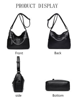 Crossbody Bag For Women Waterproof Wear Resistant Shoulder Bag Large Capacity Softable Faux Leather Cross-body Pack With Adjustable Strap For Ladies - pzsku/Z621D230493605381874DZ/45/_/1690529708/fa3e701f-bc59-4fdc-8e33-215e68dd30c1