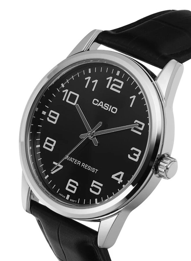 CASIO Men Water Resistant Analog Watch MTP-V001L-1B - 38 mm - Black - Image 3