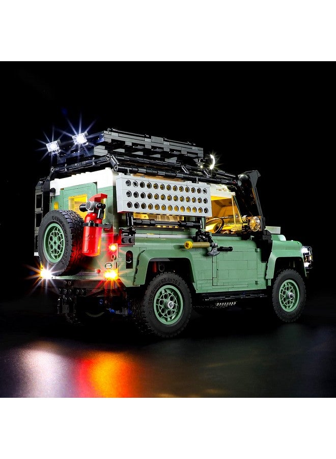 BRIKSMAX Led Lighting Kit For Lego10317 Land Rover Classic Defender 90 Compatible With Lego Icons Building Blocks Model Not Include Lego Set - Image 4