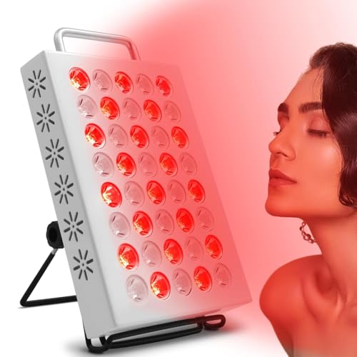 BeQuest: Quest For More BeQuest Red Light For Body, 660Nm 850Nm Near Infrared Light Lamp Panel With 40Pcs Dual Chips, Flexible & Moveable Red Light Lamp For Face,Knee,Back - Image 1