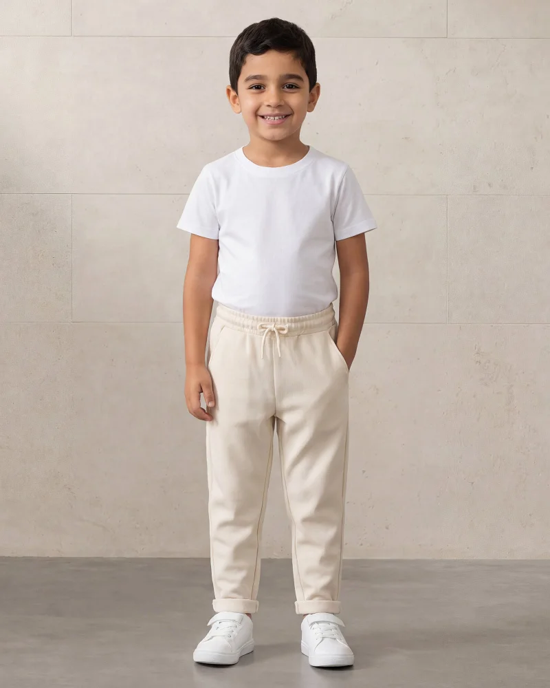Redtag Boys Beige Pique Actie Pants