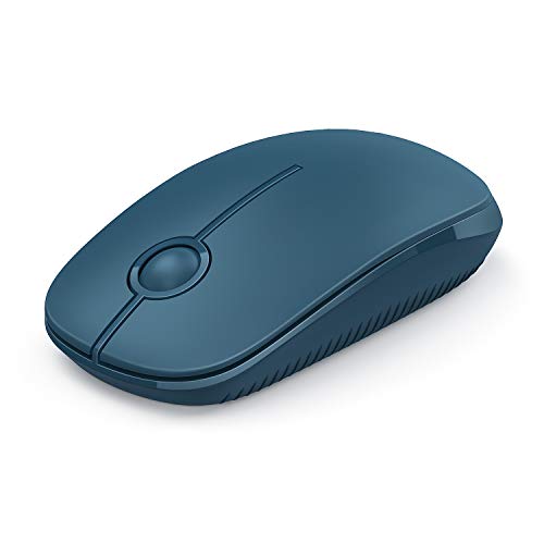VssoPlor Wireless Mouse, 2.4G Slim Portable Computer Laptop Mouse with Nano Receiver Quiet Silent Optical Mice for Notebook, PC, Laptop, Computer-Sapphire Blue - Image 1