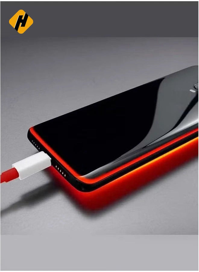 1 Pack of OnePlus Type-C to Type-C Cable – Red, Fast Charging & Data Transfer