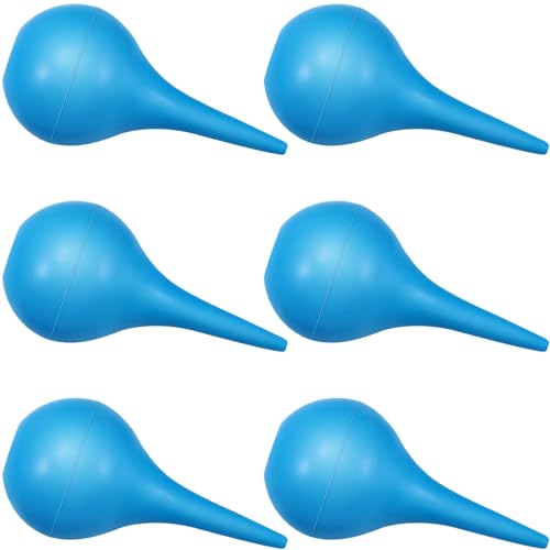 Nuanchu 6 Packs Hand Bulb Ear Syringe 30 ml Washing Rubber Squeeze Bulb Ear Syringe Ball for Infant Baby Puppy Adult(Blue) - Image 1