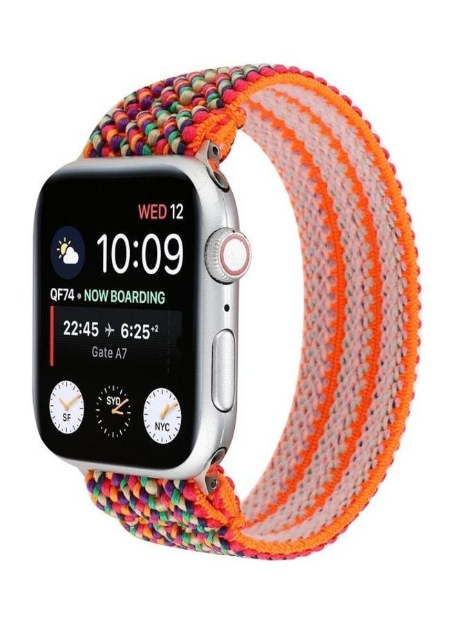 NIBEMINENT Nylon Replacement Strap Watchband For Apple Watch Series 1/2/3/4/5/6/7/SE 38-40-41mm Multicolour - Image 2