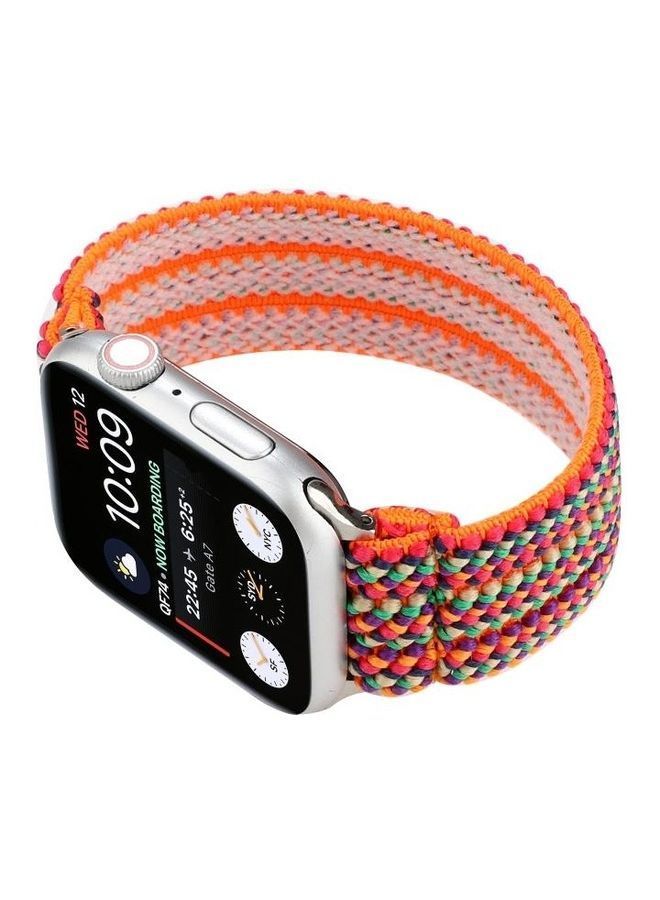 NIBEMINENT Nylon Replacement Strap Watchband For Apple Watch Series 1/2/3/4/5/6/7/SE 38-40-41mm Multicolour - Image 3