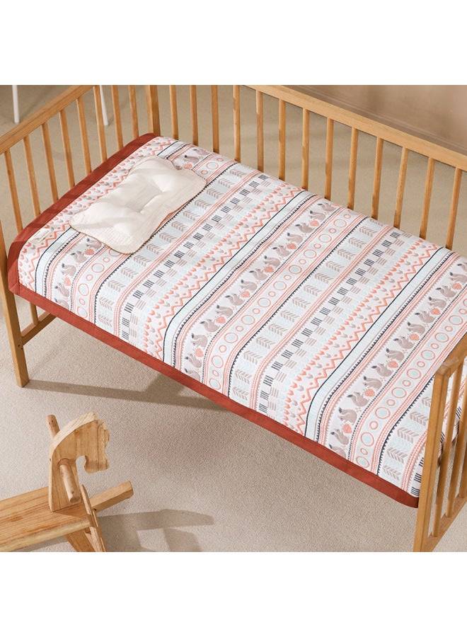 Baby Summer Mat Class A Maternal And Infant Grade Pure Cotton Gauze Crib Soft Mat Summer Sweat-absorbent Breathable Kindergarten Soft Summer Mat
