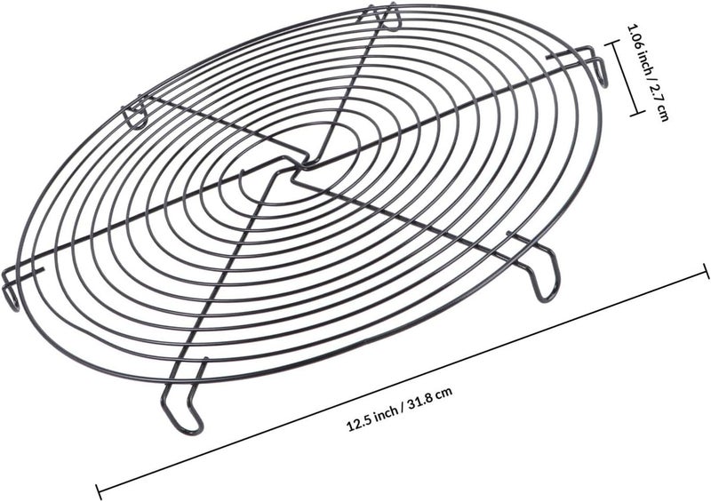 Global simple assemble options Baluue Baking Cooling Rack 1pcs Black Iron Wire Cake Drying Rack Bread Pastry Cooling Holder for Kitchen Baking Priority based order prep Global light sturdy raw material Classic modern blend design Worldwide popular practical build Gulf climate fit Extra part combo compatible Simple practical structure Workday cycle fulfillment Personal & public compatible Light sturdy raw material Month-round consistent deliver Daily life matching design Individual & group usable All choice modern design KSA standard compatible design Classic trendy design picks Storage transit efficiency build Modern warehouse management Consistent single item quality Odor resistant Spec compliant trusted quality Public demand affordable quality Elegant practical design All-in-one local deliver plan - Image 2