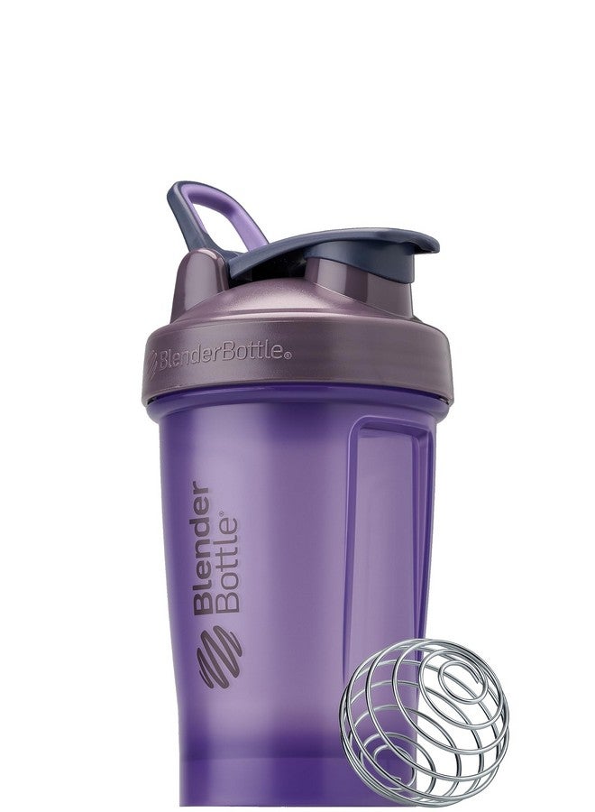 BlenderBottle Classic V2 Shaker Bottle Perfect for Protein Shakes and Pre Workout, 20oz, Full Color Purple - Image 1