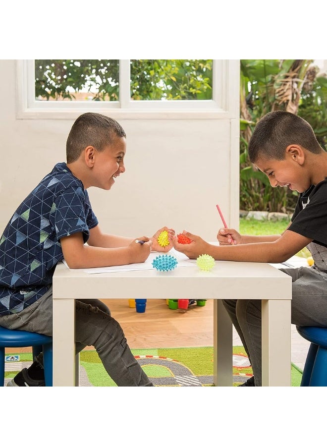 Pick A Toy Spiky Balls Stim Toy 4 Pcs Set, Picking Desk Fidgets for Kids & Adults, ADHD Autism, Sensory Fidget Toys for School, Stress Relief and Boost Focus - Image 5