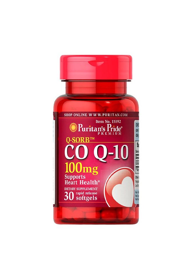Puritan's Pride Puritan'S Pride Co Q-10 100Mg- 30 Softgels 