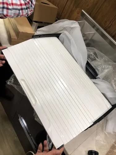 DBR DBR Polyvinyl Chloride Pvc Rolling Shutter Free Standing White For Kitchen Standing Cabinet Width 60 Cm 600X1320 Mm White  - Image 3