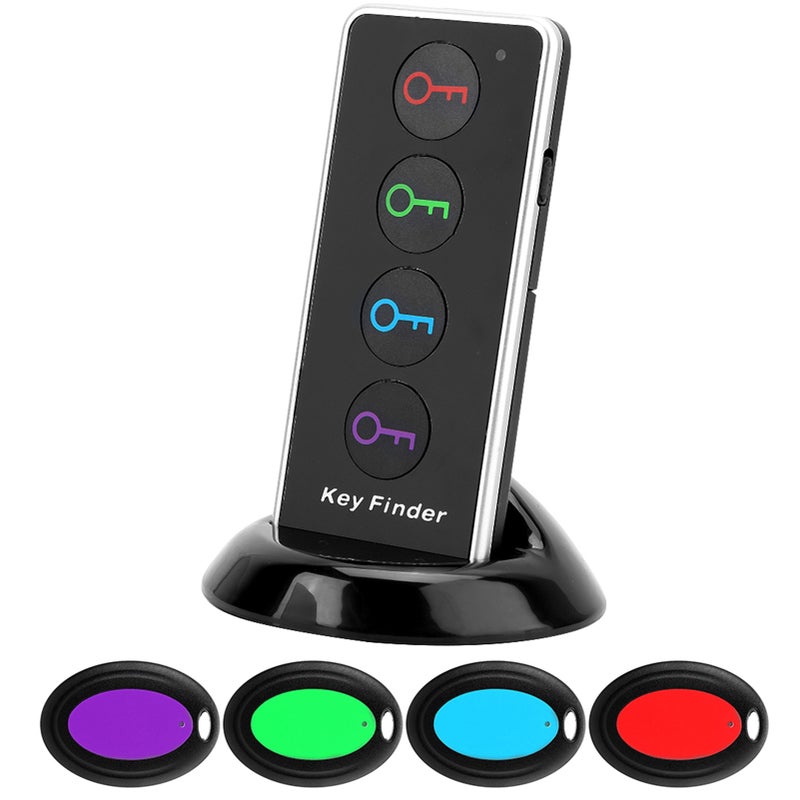 5 Kit Wireless Key Wallet Finder TV Remote Control Locator with 1 Transmitter and 4 Receivers - Image 2