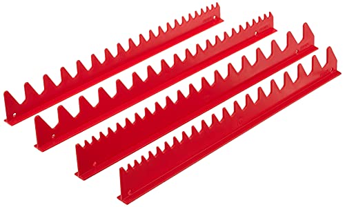 Ernst Manufacturing 6014 Wrench Rail Set, 40 Tool, Red, 16.5" x 0.75" x 2" (L x W x H) - Image 5