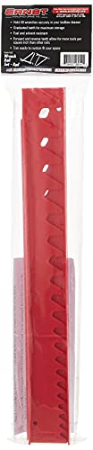 Ernst Manufacturing 6014 Wrench Rail Set, 40 Tool, Red, 16.5" x 0.75" x 2" (L x W x H) - Image 3