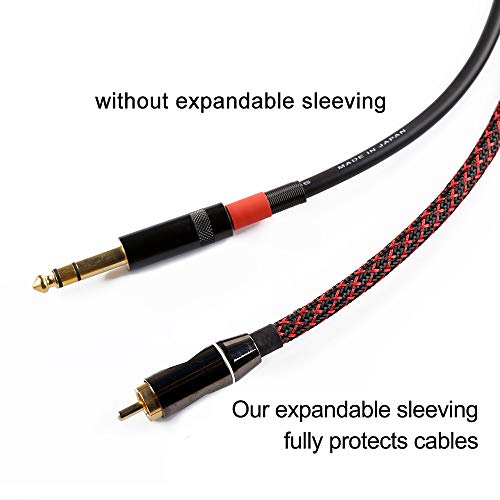 Alex Tech 25ft - 1.5 inch PET Expandable Braided Sleeving – Blackbred – Alex Tech Braided Cable Sleeve - Image 2
