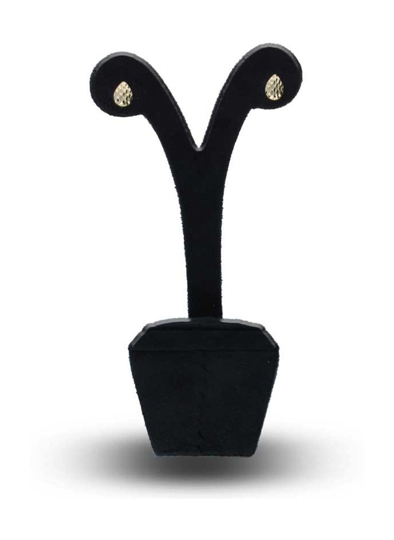 FK Jewellers - Gold Pear Shaped Stud Earrings 18KT - FKJERN18KU3052 - Image 1