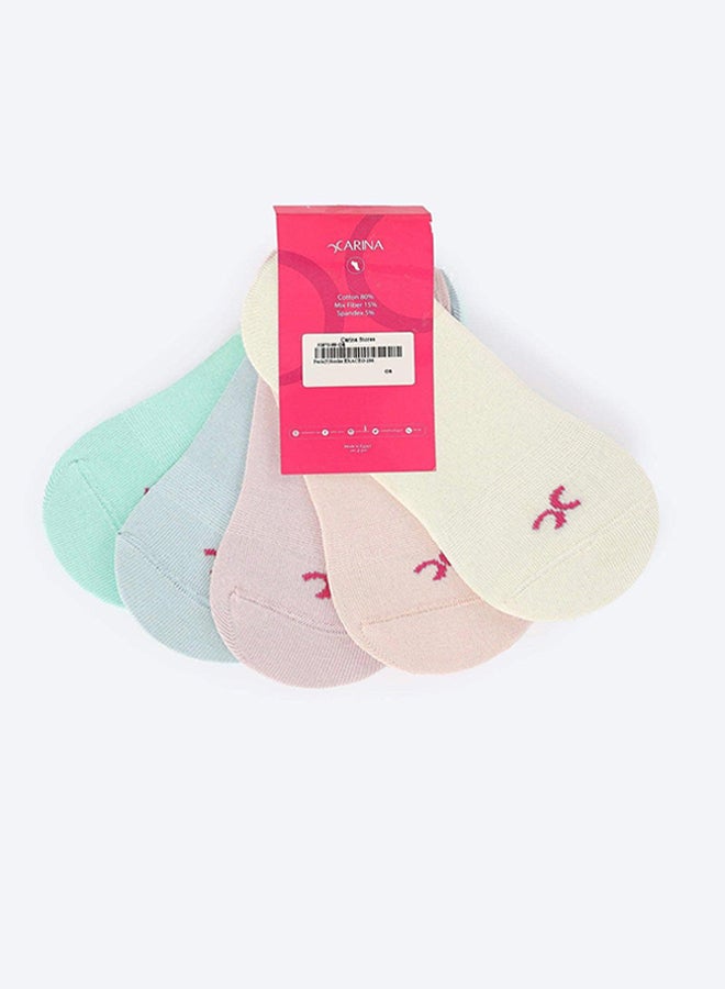 Carina Pack of 5 Invisible Socks - Image 2