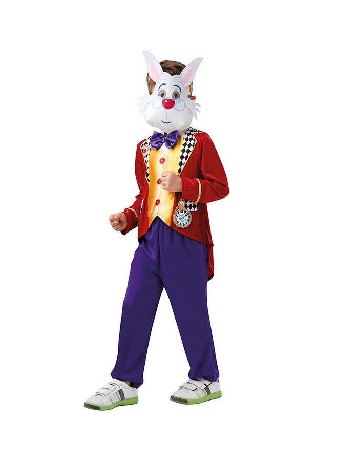 Rubies Costume Official Disney Alicein Wonderland White Rabbit Childs Costume Book Week Character  - Image 1