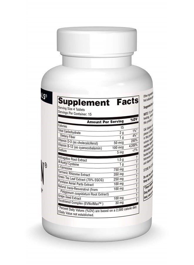 Source Naturals Telomeron - 60 Tablets - Image 3