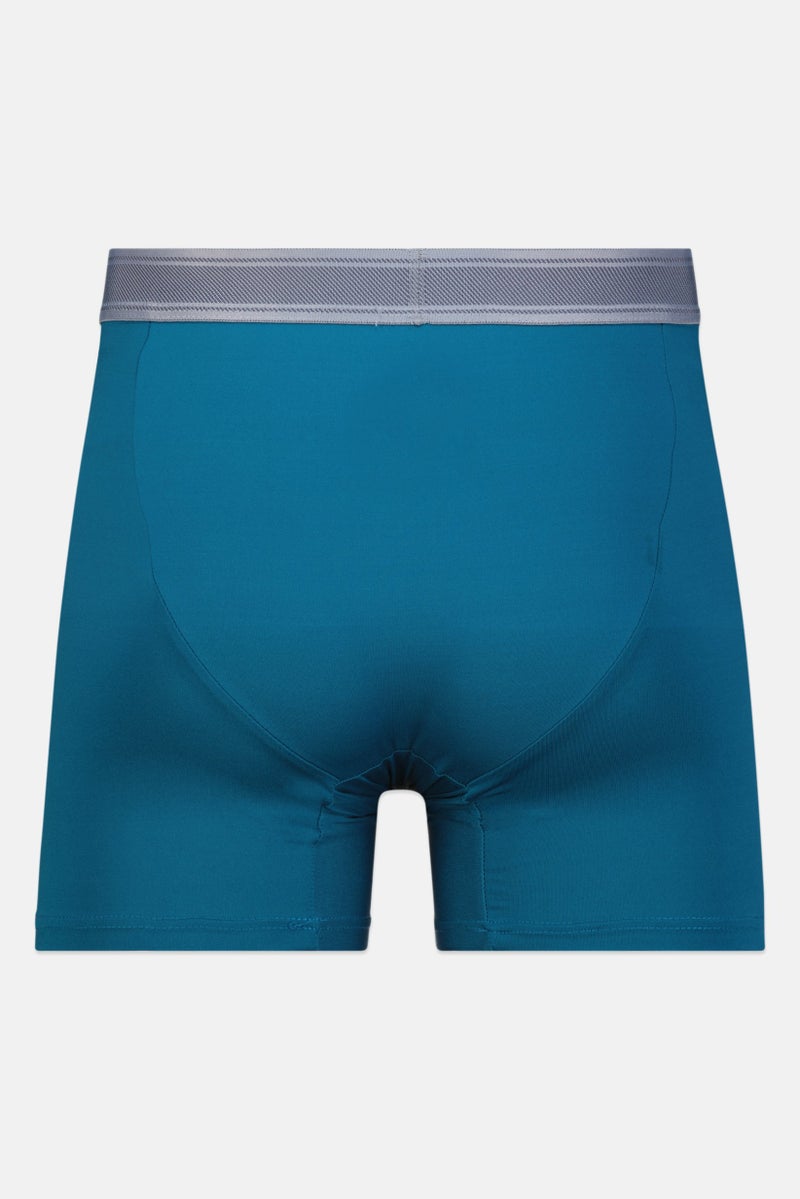 Pajar Men 3 Pieces Brand Logo Microfiber Boxer Brief, Navy Blue Combo  - Image 3