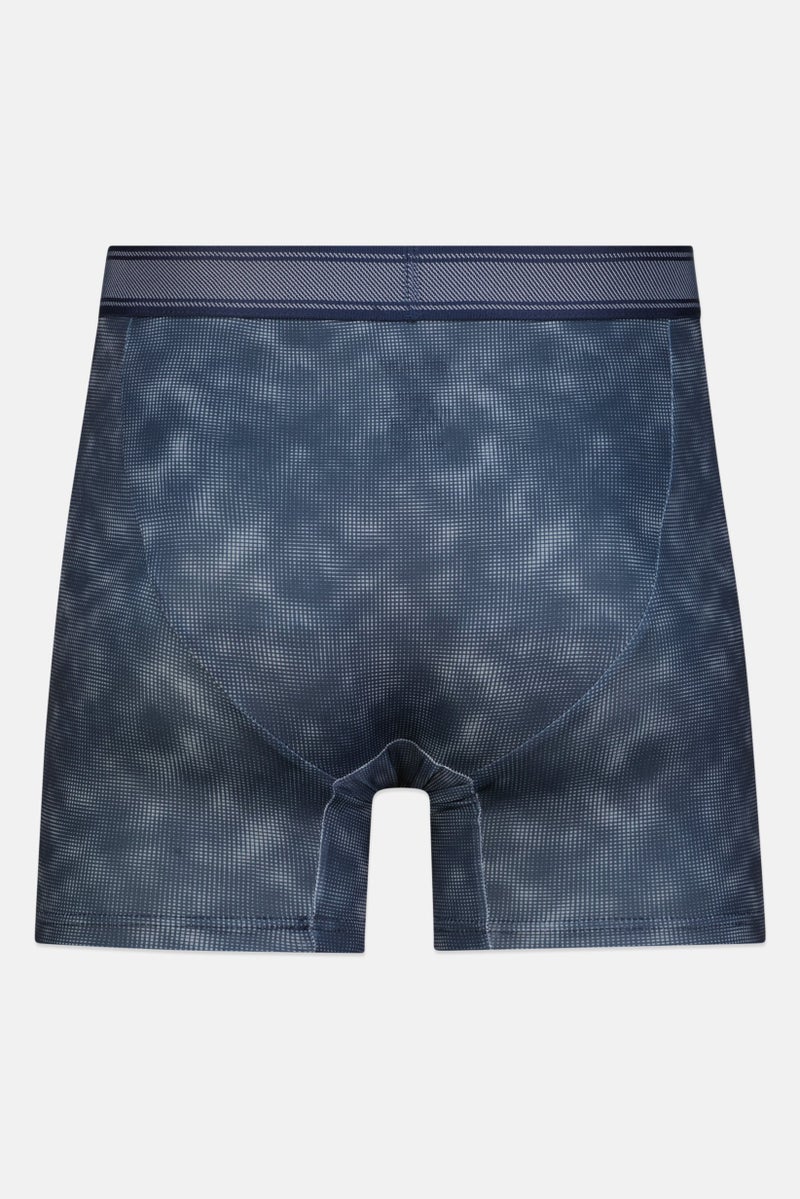 Pajar Men 3 Pieces Brand Logo Microfiber Boxer Brief, Navy Blue Combo  - Image 4