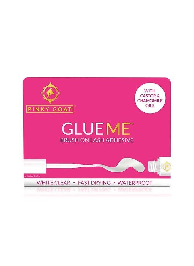 PINKY GOAT لاصق الرموش الأبيض الشفاف Glue Me (خطاف أوروبي)  - Image 2