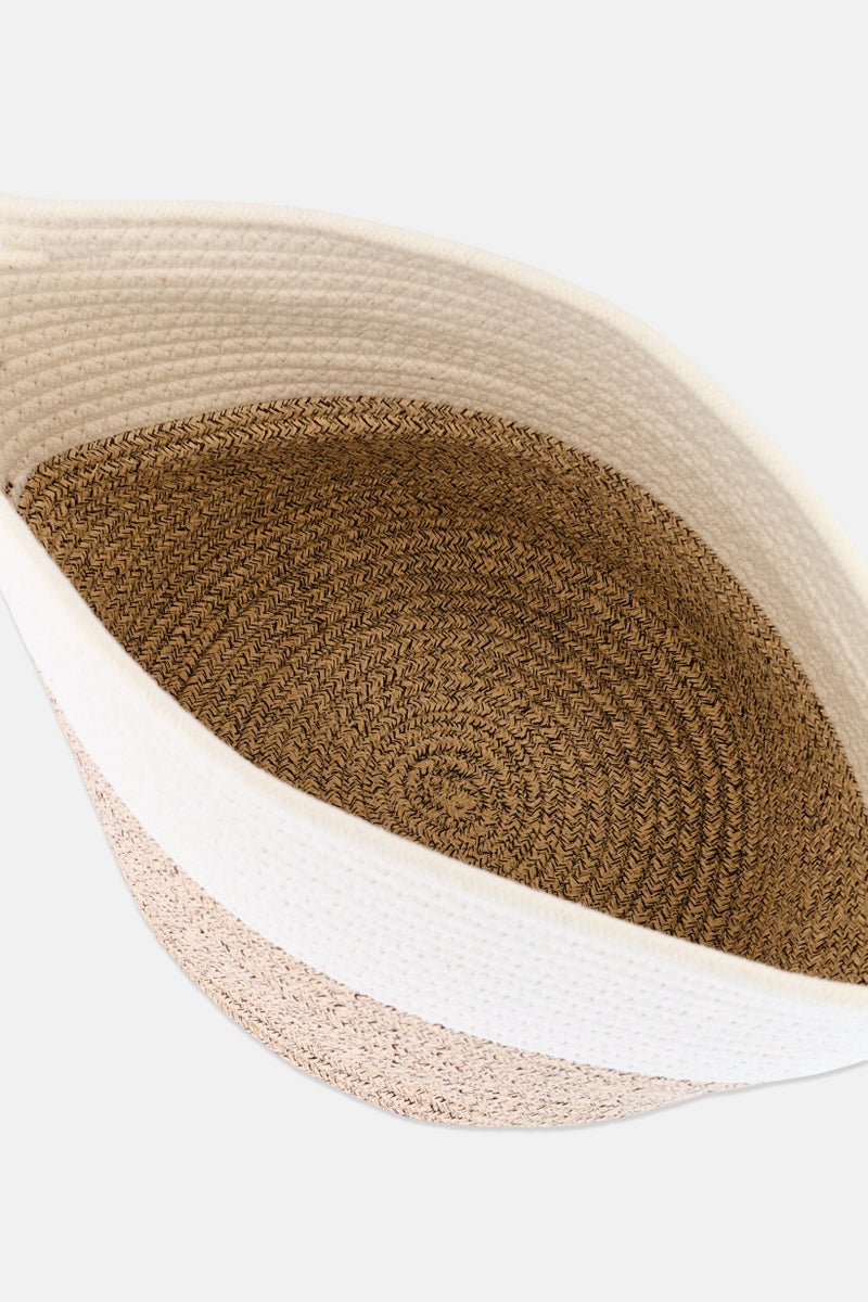 Bebe Home Cotton Rope Storage Basket, Multicolor - Image 4