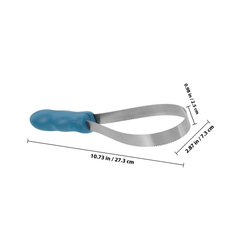 Stainless Steel Serrated Horse Grooming Brush for Shedding and Itch Relief - Image 3