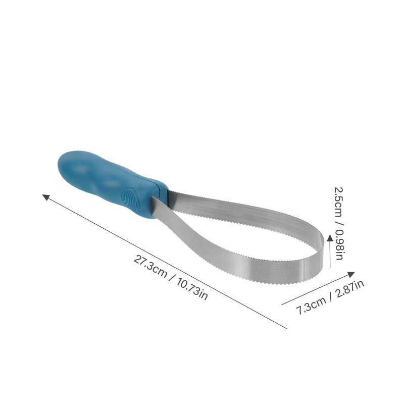 Stainless Steel Serrated Horse Grooming Brush for Shedding and Itch Relief - Image 4