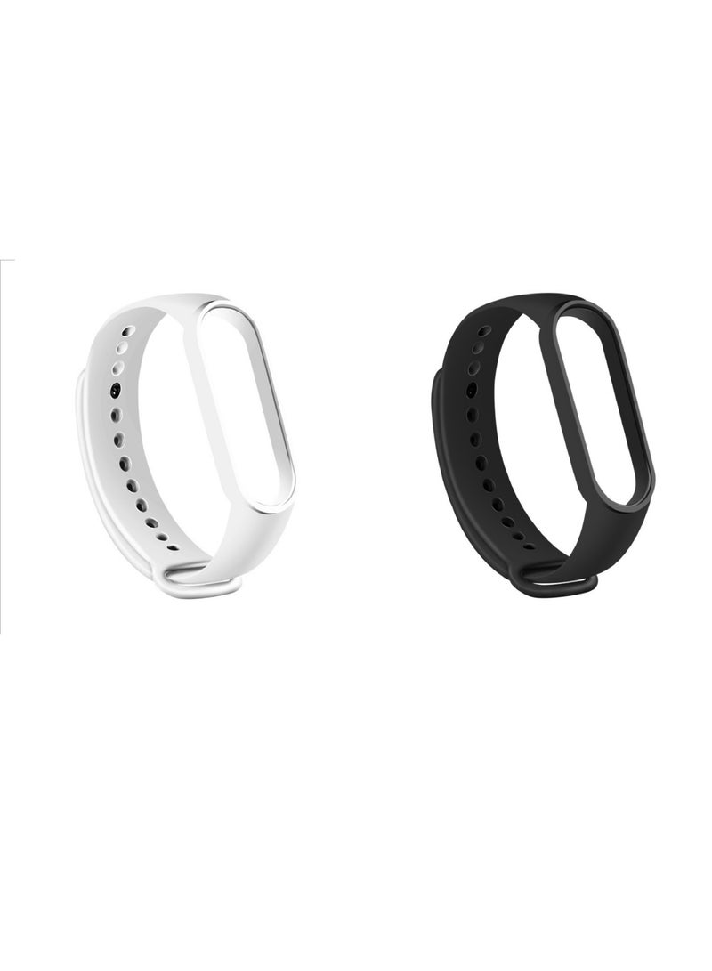 2pcs  Replacement Silicone Strap for Xiaomi 5/6 Smart Bracelet Replacement NFC Strap - Image 1