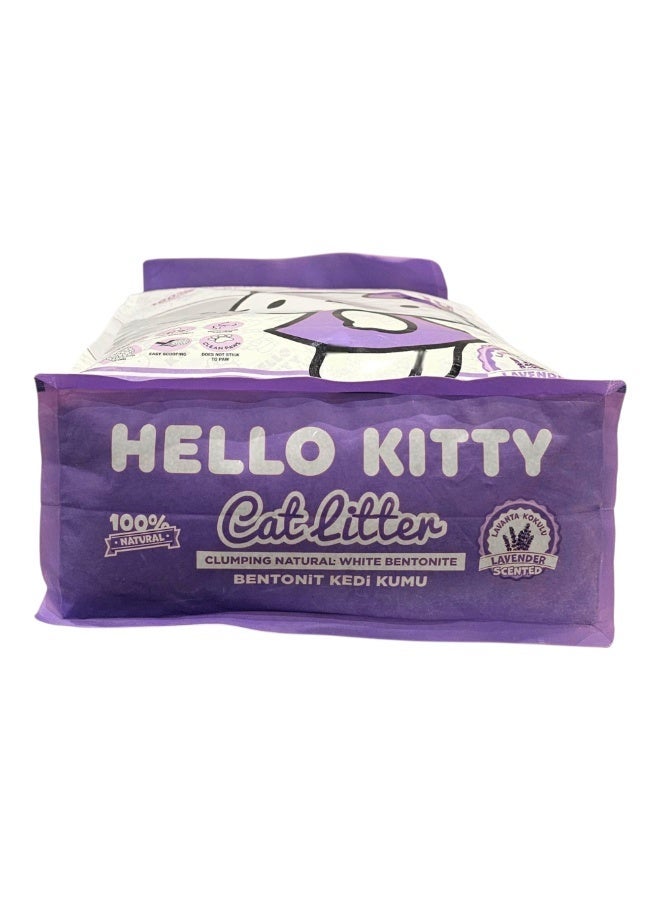 هالو كيتي بت فان هالو كيتي رمل قطط  10 لتر برائحة اللافندر - Image 5