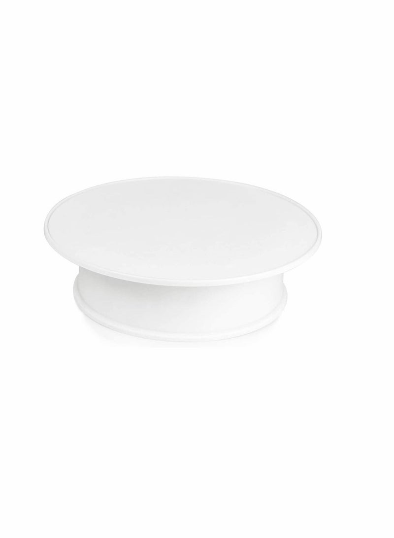 KASTWAVE Mirror Surface 360° Rotating Rotary Display Stand Revolving Platform Adjustable Rotating Speed Turntable Jewelry Show Watch Toy Holder Turntable for Necklace Bracelet - Image 1