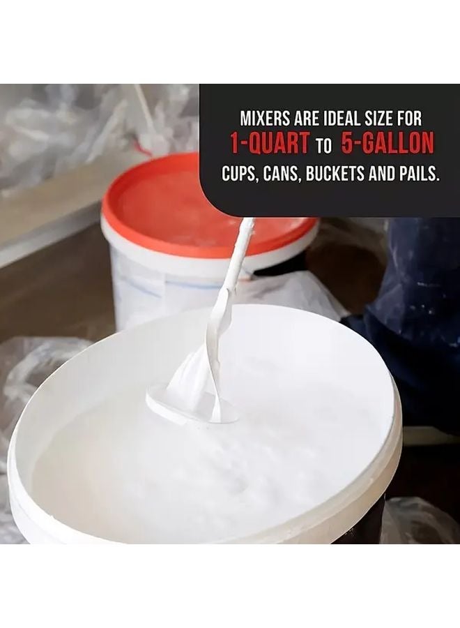 Heavy Duty Paint Mixer with Ergonomic Handle One Piece for Paint Plaster Epoxy Resin - Image 5