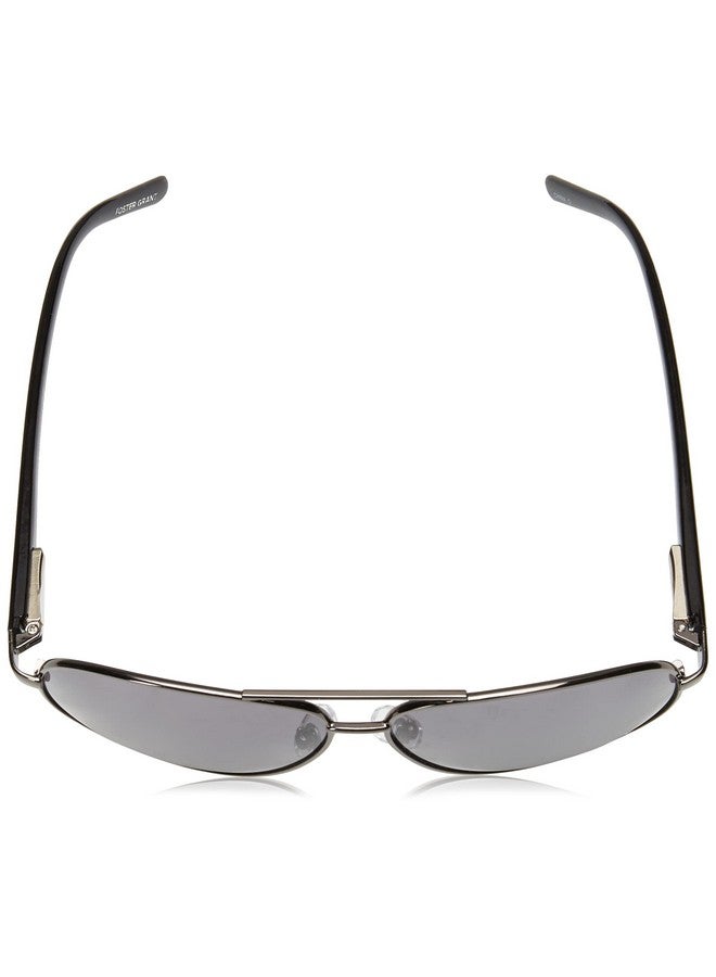 Foster Grant Men'S Command Aviator Reading Glasses Gunmetal/Transparent 61 Mm +2.00  - Image 4