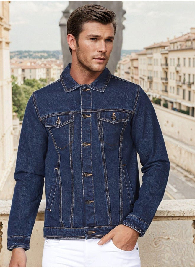 Kotty Plain Double Pocket Detail Denim Jacket  - Image 4