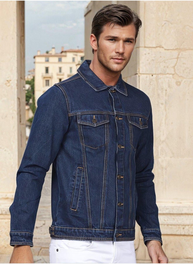 Kotty Plain Double Pocket Detail Denim Jacket  - Image 5