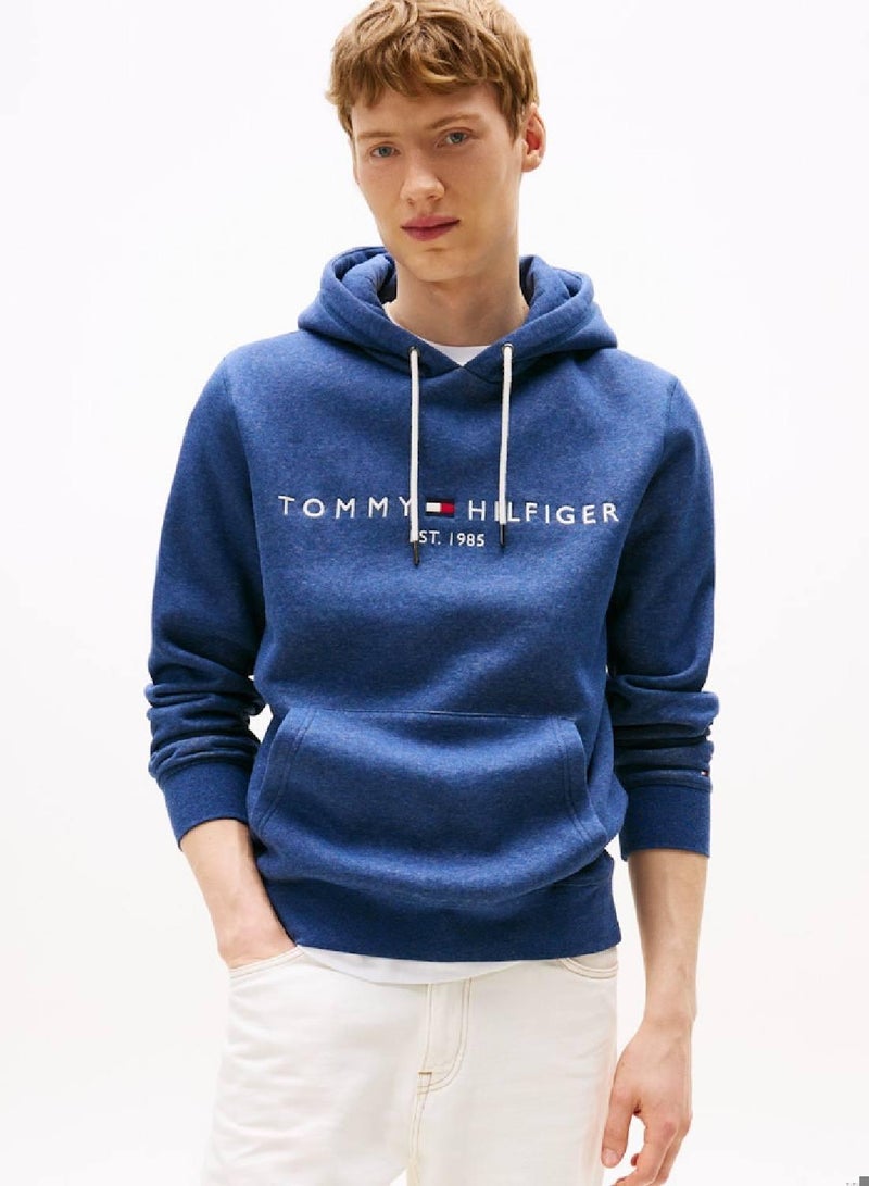 TOMMY HILFIGER Logo Embroidery Flex Fleece Hoody - Image 5