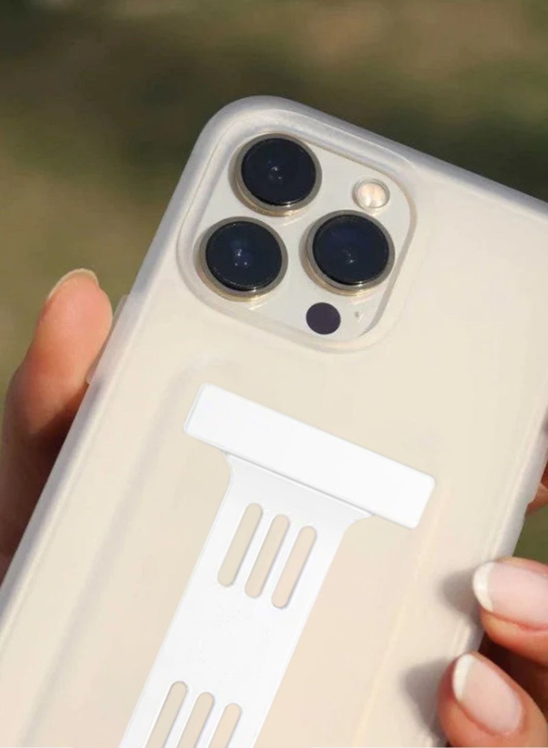 Wtech Hand Strap Phone Case Cover For Apple iPhone 14 Pro Max Clear/White - Image 3