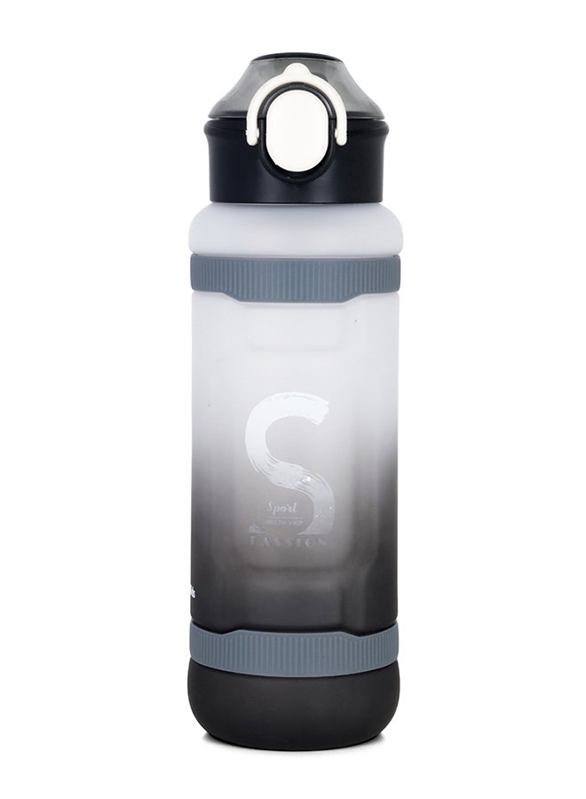 Nova kids Water Bottle With Straw 1000 ML - Black - Image 1