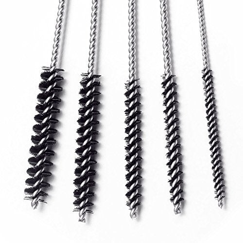 FineGood Carburetors Carbon Dirt Jet Remove Cleaner, 13 Cleaning Wires Set + 10 Cleaning Needles + 5 Nylon Brushes Tool Kit for Motorcycle ATV Moped Welder Carb - Image 5