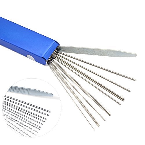 FineGood Carburetors Carbon Dirt Jet Remove Cleaner, 13 Cleaning Wires Set + 10 Cleaning Needles + 5 Nylon Brushes Tool Kit for Motorcycle ATV Moped Welder Carb - Image 3