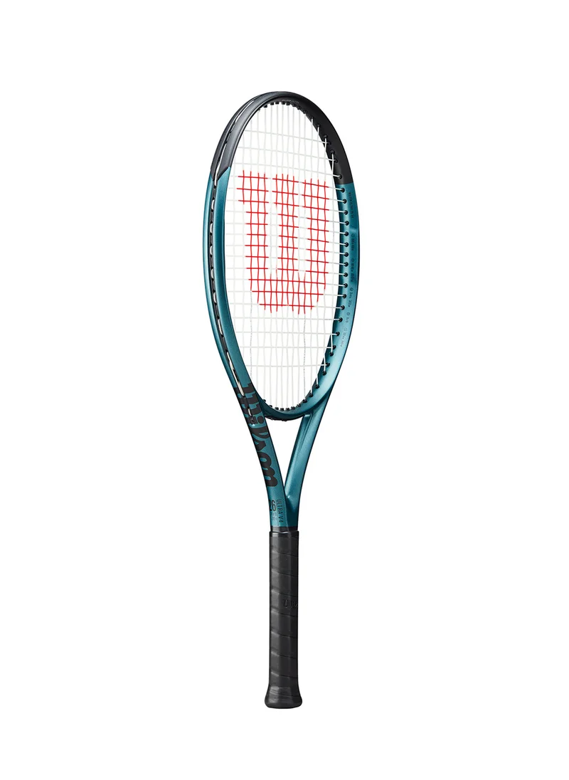 Wilson Ultra 26 V4 Tennis Racket, Head 100, 16x19, Junior Intermediate - Blue/ Black